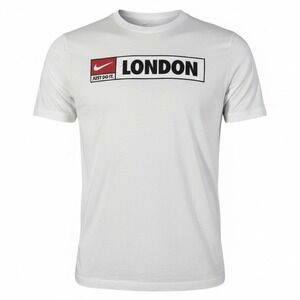 Nike‎ Just Do It London Graphic T-shirt White Men's Size Medium